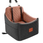 INDYBUD Hundeautositz Mittel – Sitzerhöhung mit Memory-Schaum für kleine bis mittlere Hunde
