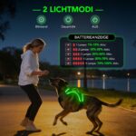Kpuplol LED-Hundegeschirr wiederaufladbar – Leuchtgeschirr mit No-Pull-Design für alle Grössen – Bild 4