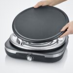 SEVERIN Crêpes Maker mit 38 cm XXL-Platte – Professionelles Crêpeseisen für Zuhause – Bild 7