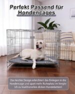 Favodormir Hundematte 105x70cm – Wasserdicht Kunstleder Hundebett für grosse Hunde – Bild 7