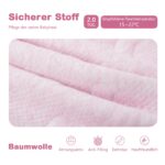 MIKAFEN Baby Schlafsack Langarm mit Füssen 2.0Tog – Ganzjahres Schlafanzug für 75-85cm – Bild 5