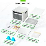 oiyocemo Dörrautomat 8 Ebenen Edelstahl 500W – 6 Programme für Obst & Gemüse – Bild 7