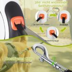 Ecofocet 8m Rollleine für Hunde bis 50kg – Einziehbare Hundeleine mit Anti-Verwicklung & Kotbeutelhalter – Bild 4