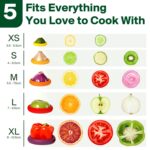 Food Huggers Set 5er – Wiederverwendbare Silikon-Frischhalter für Obst & Gemüse – Bild 6
