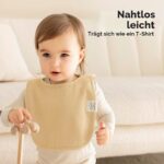 8er-Set Baby Pullover Lätzchen Terracotta – Bio-Baumwolle für Jungen & Mädchen – Bild 5