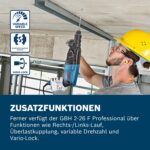 Bosch Professional GBH 2-26 F Bohrhammer 830W – SDS-plus Wechselfutter für Profis – Bild 6