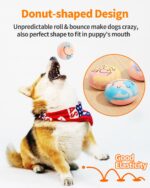 SCHITEC Quietsch-Spielbälle 6er Set – Interaktives Latex-Hundespielzeug für Welpen & kleine Hunde – Bild 3