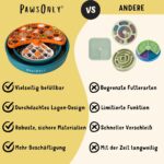 PawsOnly Intelligenz-Puzzle Futternapf – 3-lagiger Antischlingnapf mit Gehirntraining für Hunde – Bild 6