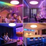 Taipow LED Deckenlampe 30W Dimmbar – RGB Farbwechsel mit Alexa & App-Steuerung – Bild 6