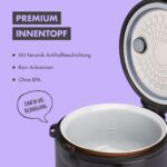 Reishunger Reiskocher 1,2L mit Keramikbeschichtung – Starterset mit Zubehör – Bild 7