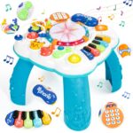 6 in 1 Spieltisch ab 1 Jahr – Activity Center mit Musik & Licht für Kleinkinder