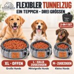 BALLONTE Schnüffelteppich 2-in-1 mit Leckerli-Beutel – Intelligenzspielzeug für alle Hunde – Bild 5