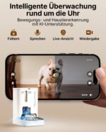 PETKIT YumShare Dual-Hopper Futterautomat mit KI-Gesichtserkennung – Smart Pet Feeder für Katzen & Hunde – Bild 4
