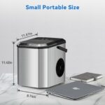 JustSmart Eiswürfelmaschine 120W – 9 Eiswürfel in 6 Minuten für Zuhause & Gewerbe – Bild 6