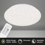 BRILONER LED Deckenlampe Sternenhimmel 49,5 cm – Dimmbar & Farbtemperatur-Regelbar – Bild 4
