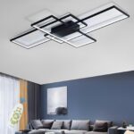 Qiaomao 65W LED Deckenleuchte 80cm Dimmbar – Farbwechsel 3000K-6000K mit Fernbedienung – Bild 9