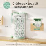 Momcozy Babyflaschen Trockenständer – Vertikaler Flaschenhalter für 18 Flaschen mit Reise-Set – Bild 2