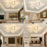 OTREN LED Deckenlampe 60 cm, 48W Dimmbar mit Fernbedienung – Blütendesign für Wohnzimmer & Schlafzimmer – Bild 6