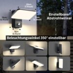 brightower 24W LED Aussenleuchte mit Bewegungsmelder – Schwenkbar IP65 für Garten & Terrasse – Bild 2