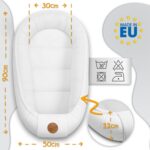 90 x 50 cm Babynest von Totsy Baby – Tragbares Nestchen für Neugeborene & Kleinkinder – Bild 3