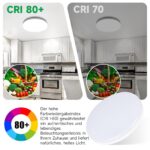 genatu LED Deckenleuchte IP65 22W 3080lm 4000K – Wasserfest für Bad & Küche – Bild 5