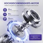 Authmic Akku Staubsauger Kabellos 45000Pa – Intelligente Reinigung für alle Böden – Bild 5