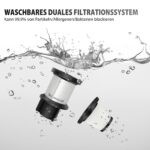Qimu Akku-Staubsauger 45000Pa – Kabellos mit 40 min Laufzeit & Anti-Tangle-Bürste – Bild 8