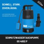 Güde GS 4002 P Schmutzwassertauchpumpe – 400 W, 7500 l/h Förderleistung – Bild 3