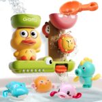 OR OR TU Baby Badespielzeug Set – Wassermühle & Aufziehspielzeuge für Babys ab 18 Monaten