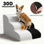 Thihome Haustiertreppe 3 Stufen – Gelenkschonende Hundetreppe für Sofa & Bett bis 22,7 kg – Bild 4