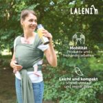 Laleni Babytragetuch 5,10 m Baumwolle – Ergonomisches Tragetuch ab Geburt bis 15 kg – Bild 6