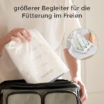 Momcozy Babyflaschen Trockenständer – Vertikaler Flaschenhalter für 18 Flaschen mit Reise-Set – Bild 5