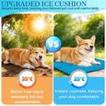 AECCN Hundekühlmatte 90 x 50 cm – Gel-Kühlbett für mittlere & grosse Hunde – Bild 5