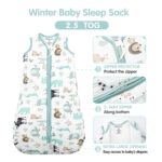 Mosebears Baby Winterschlafsack 2.5 Tog – 100% Baumwolle für Neugeborene 0-6 Monate – Bild 3