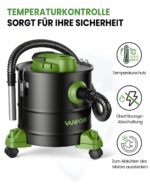 VANPORE Aschesauger 20L mit 1200W – Kaminsauger mit Doppelfilter & Gebläsefunktion – Bild 5