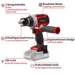 Einhell TP-CD 18/60 Li BL Akku-Bohrschrauber – 60 Nm Brushless für Profis – Bild 5
