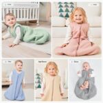 Yoofoss Winterschlafsack Baby 2.5 Tog 78cm (6-12 Monate) – Wärmender Babyschlafsack aus Baumwolle – Bild 6