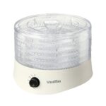 Vassillias Dörrautomat 280W mit 5 Tabletts – Lebensmitteltrockner für Fleisch, Obst & Gemüse