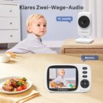 Babystar Babyphone mit Kamera – 3,2-Zoll-Monitor, Nachtsicht & Zwei-Wege-Audio ohne WLAN – Bild 5