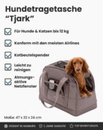 LARKSON Tjark Hundetransportbox bis 12 kg – Airline-konform für sichere Reisen – Bild 2