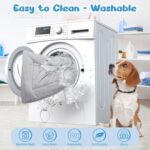 Baodan Hundebett 90x60 cm für Mittlere Hunde – Weiches Kissen mit rutschfester Unterseite – Bild 5