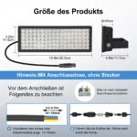 HOPEDAMAI 100W LED Flutlicht Außen – 14000 Lumen IP67 Wasserdicht für Garten & Hof – Bild 7