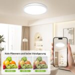 LED Deckenleuchte Ø23cm 7W 1700lm – Energieeffizient Klasse A mit 3 Farbtemperaturen – Bild 4