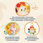 B. toys RainGlow Buddy – Musikalisches Babyspielzeug mit Licht & Knisterstoffen – Bild 2
