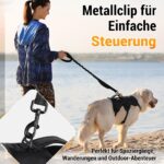 rabbitgoo Hundegeschirr Grösse M mit Tragegriff – Sicherheitsgeschirr für mittlere Hunde – Bild 7