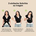 KeaBabies Babytrage Ab Geburt – All-in-1 Tragetuch für Neugeborene bis Kleinkinder – Bild 7