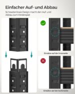 SONGMICS Schwerlastregal 2er Set 40x90x180 cm – 175 kg pro Boden für Lager & Garage – Bild 6