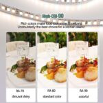 LED Deckenleuchte Ø80cm Weiß – Dimmbar mit Fernbedienung & Memory-Funktion für Wohnzimmer – Bild 5