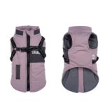Lairle Hundemantel Winter mit integriertem Geschirr – Wärmejacke für kleine & mittlere Hunde