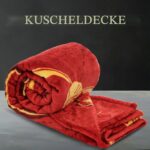 Harry Potter Gryffindor Fleecedecke 120x160 cm – Wärmende Wohndecke mit Quidditch Design – Bild 4